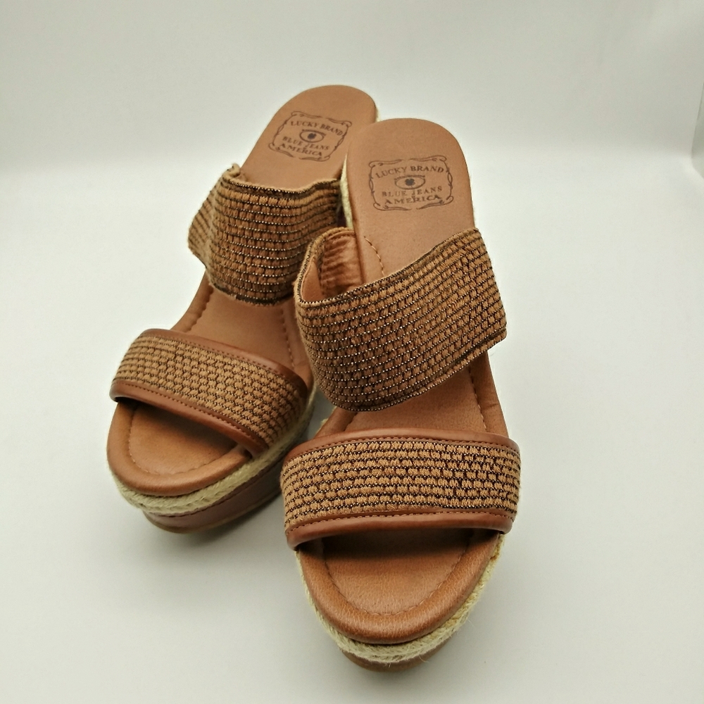 Lucky Brand Candy Platform Wedge 9.5